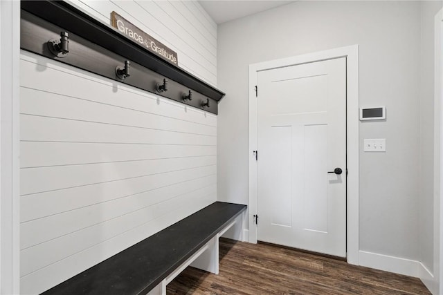 4395 Rec Dr, Marion, IA 52302 - mudroom with dark wood-style floors and baseboards