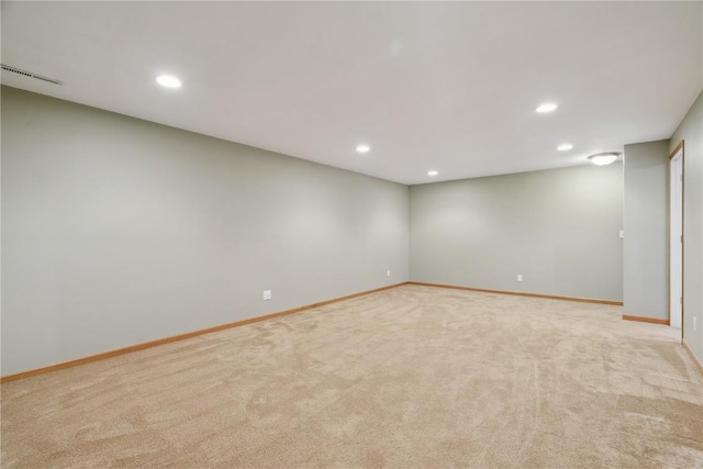 247 Kelso Ln, Fairfax, IA 5228 - unfurnished room featuring light carpet and recessed lighting