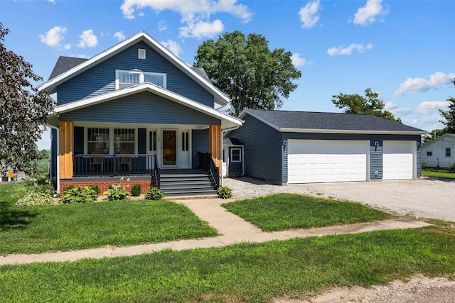 308 Main St, Norway, IA 52318 - view of front of property with covered porch and a front yard