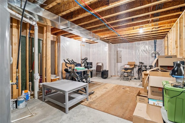 3016 Sherwood Dr, Marion, IA 52302 - unfinished below grade area featuring electric panel
