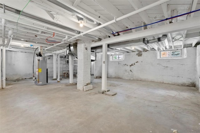 1356 Hinkley Ave NW, Cedar Rapids, IA 52405 - below grade area with gas water heater