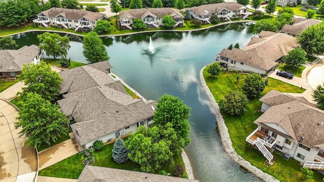 1459 Buckingham Ln, Iowa City, IA 52245 - aerial view of residential area featuring a large body of water