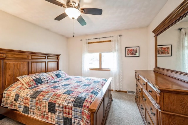 1595 17th Ave, Marion, IA 52302 - bedroom featuring light carpet and a ceiling fan