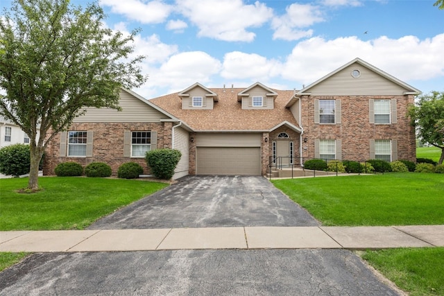 4710 Westchester Dr NE Unit C, Cedar Rapids, IA 52402 - view of front of home featuring driveway, a front yard, and brick siding
