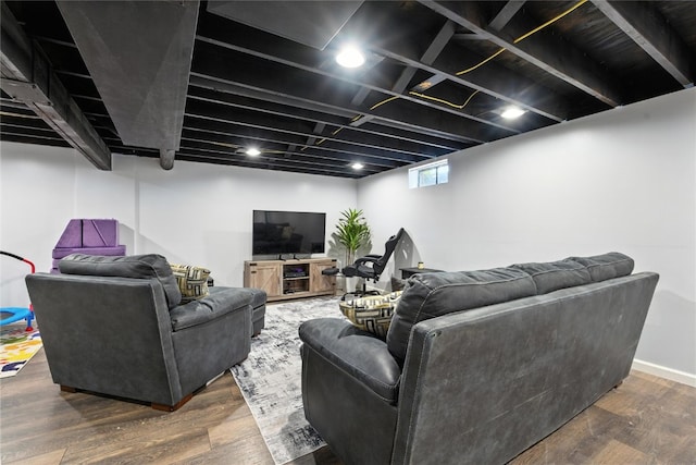 2113 Ridgewood Ave, Muscatine, IA 52761 - living area with wood finished floors