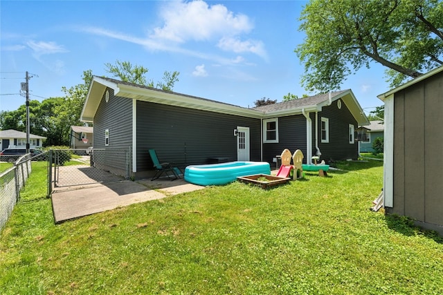2113 Ridgewood Ave, Muscatine, IA 52761 - back of house with a patio