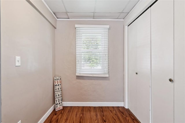 100 W Short St, Solon, IA 52333 - unfurnished bedroom featuring wood finished floors and a closet