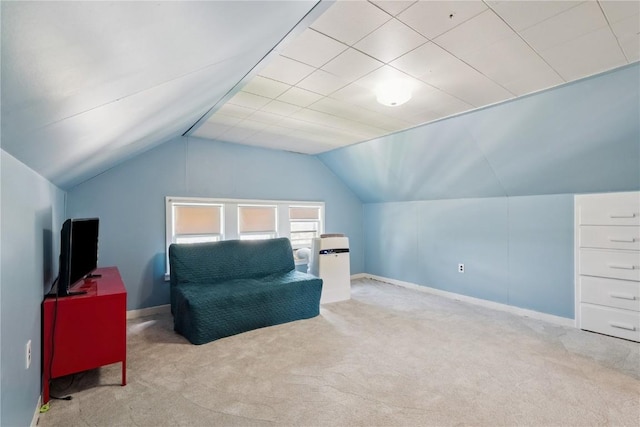 1727 Grande Ave SE, Cedar Rapids, IA 52403 - sitting room with vaulted ceiling and carpet flooring