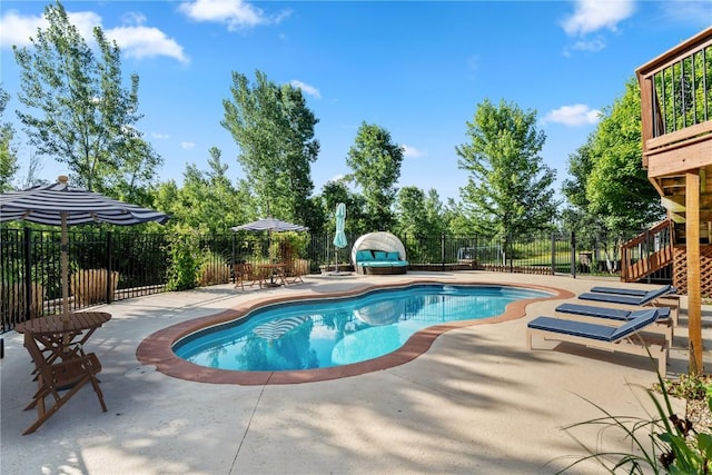 3037 Brookfield Dr, Marion, IA 52302 - view of swimming pool featuring a patio