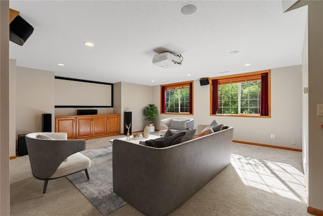 3037 Brookfield Dr, Marion, IA 52302 - home theater featuring light colored carpet and recessed lighting
