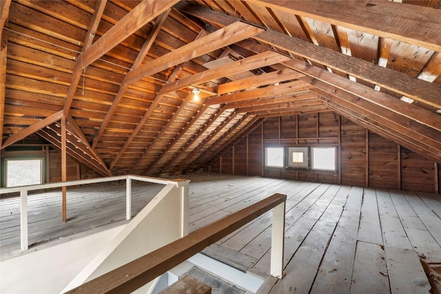 210 16th St SE, Cedar Rapids, IA 52403 - attic featuring an upstairs landing