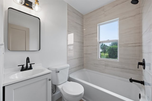 609 34th St NE, Cedar Rapids, IA 52402 - full bathroom featuring vanity and shower / bath combination