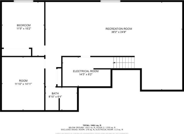 2903 Belle St SW, Cedar Rapids, IA 52404 - view of floor plan / room layout