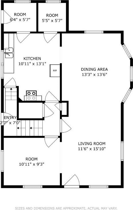 1022 19th St SE, Cedar Rapids, IA 52403 - view of home floor plan