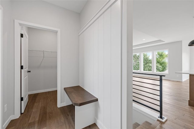 226 Mccarran Ave NE, Cedar Rapids, IA 52402 - mudroom with wood finished floors and recessed lighting