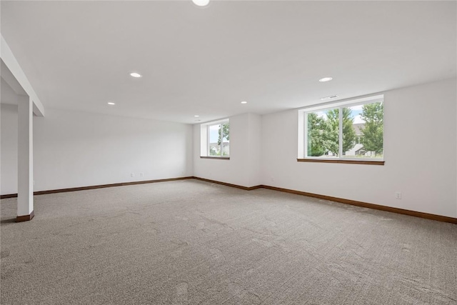226 Mccarran Ave NE, Cedar Rapids, IA 52402 - carpeted spare room with recessed lighting and baseboards