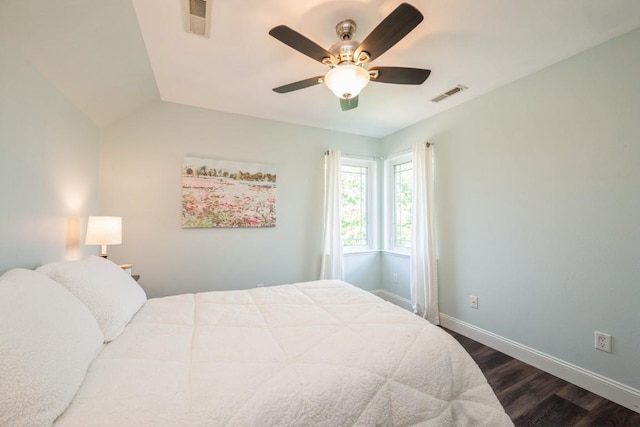 2654 Mulberry Ct, Marion, IA 52302 - bedroom featuring dark wood-style flooring and ceiling fan