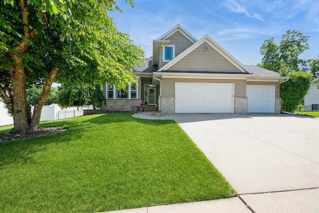 2654 Mulberry Ct, Marion, IA 52302 - view of front facade featuring an attached garage, brick siding, and concrete driveway