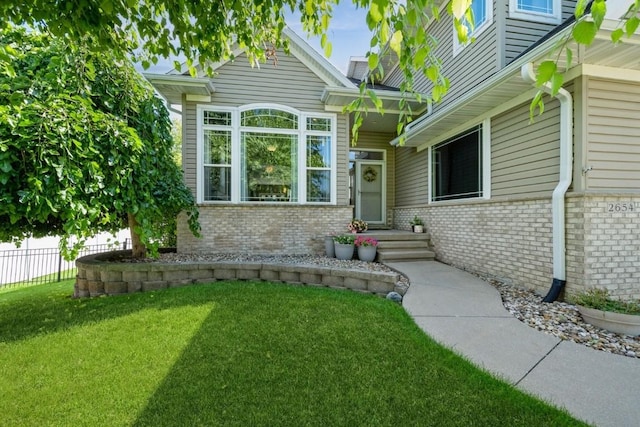 2654 Mulberry Ct, Marion, IA 52302 - entrance to property featuring brick siding