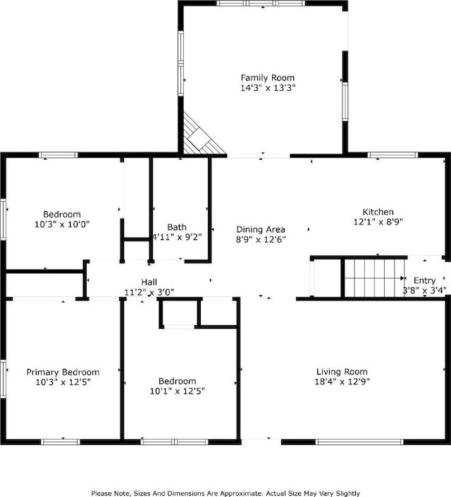 906 29th St NW, Cedar Rapids, IA 52405 - view of room layout