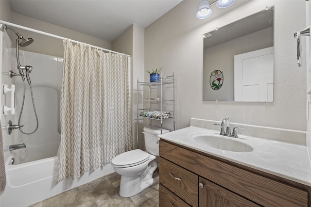 2089 117th Ct, Kalona, IA 52247 - full bathroom with vanity and shower / tub combo with curtain