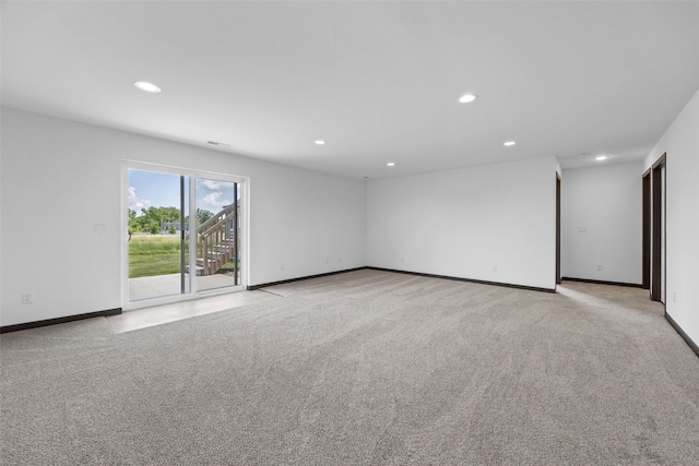 1921 Bowstring Dr, Marion, IA 52302 - spare room with recessed lighting and light colored carpet