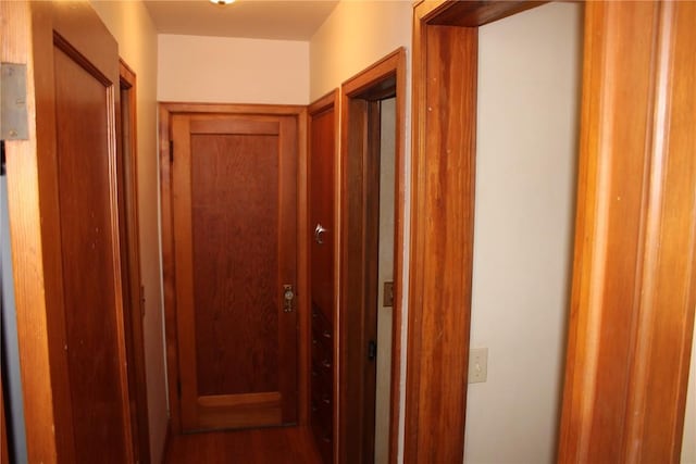 302 S Main St, Monticello, IA 52310 - hall featuring wood finished floors