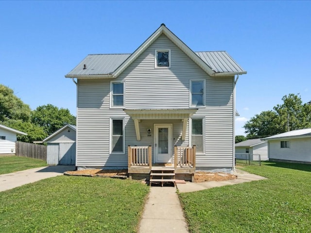 226 2nd Ave E, Lisbon, IA 52253 - view of front of house featuring a metal roof