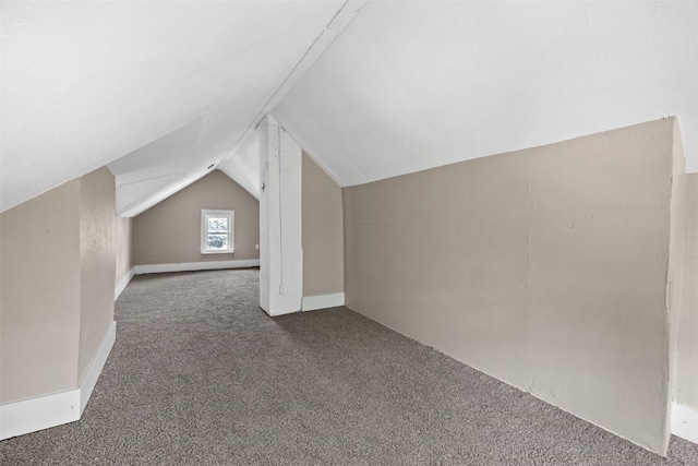 351 19th St SE, Cedar Rapids, IA 52403 - additional living space with carpet floors and lofted ceiling