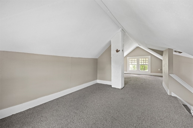 351 19th St SE, Cedar Rapids, IA 52403 - bonus room with carpet floors and vaulted ceiling