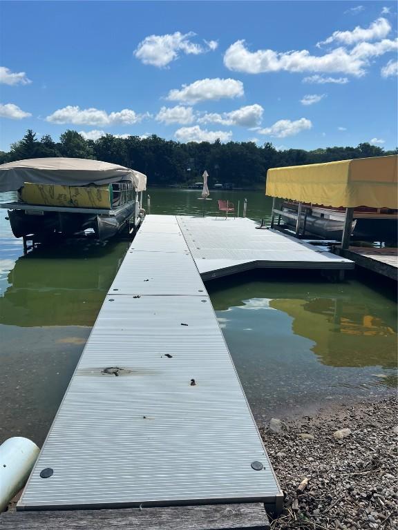 101 Canyon Rd, Montezuma, IA 50171 - dock featuring a water view