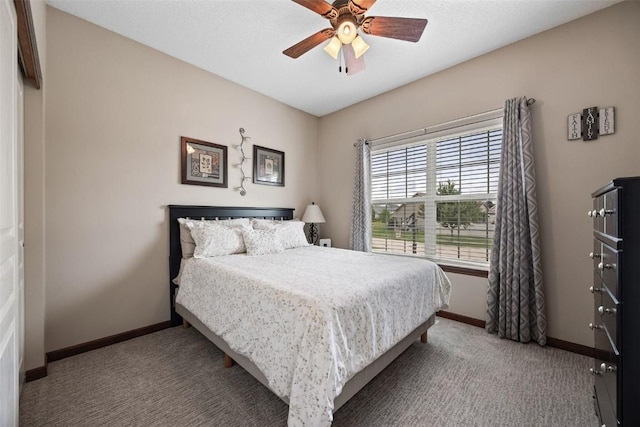 2012 Radcliffe Dr SW, Cedar Rapids, IA 52404 - bedroom featuring carpet and a ceiling fan