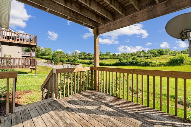 1361 Ozark Rdg, Coralville, IA 52241 - deck with a yard