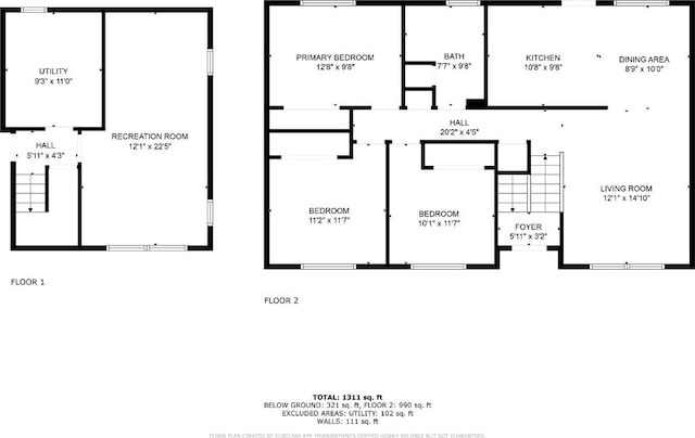 1654 19th St NW, Cedar Rapids, IA 52405 - view of floor plan / room layout