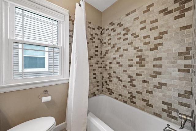 2500 D Ave NE, Cedar Rapids, IA 52402 - full bathroom featuring shower / tub combo and toilet