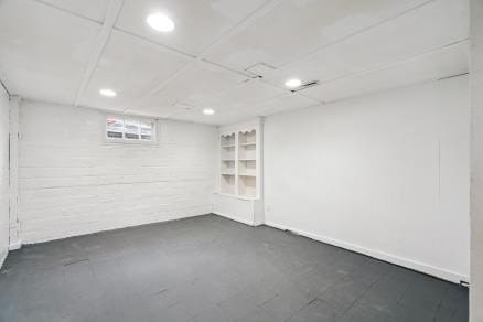 3107 E Ave NE, Cedar Rapids, IA 52402 - below grade area featuring recessed lighting and a drop ceiling