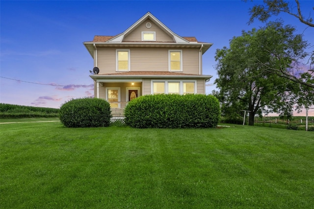 899 Jackson Ave, Mechanicsville, IA 52306 - view of front of house featuring a lawn