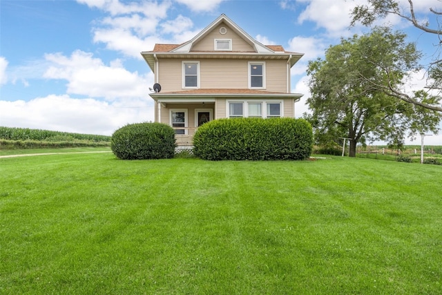 899 Jackson Ave, Mechanicsville, IA 52306 - view of front of house with a front yard