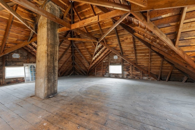 899 Jackson Ave, Mechanicsville, IA 52306 - view of unfinished attic