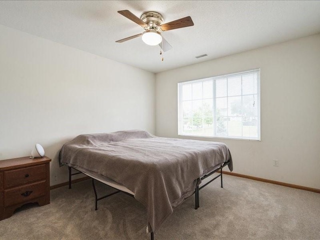 935 74th St NE Unit 5, Cedar Rapids, IA 52402 - bedroom with carpet floors and a ceiling fan