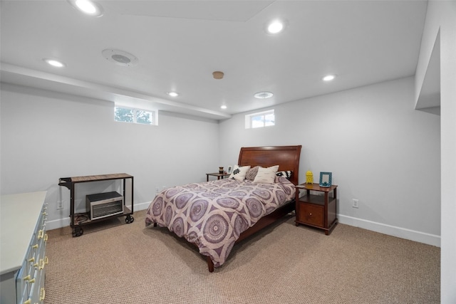 2518 1st Ave NE, Cedar Rapids, IA 52402 - bedroom with recessed lighting, carpet flooring, and multiple windows