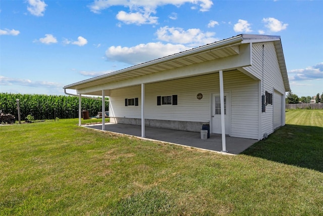204 Northgate St, Shellsburg, IA 52332 - back of house with a yard and a patio area