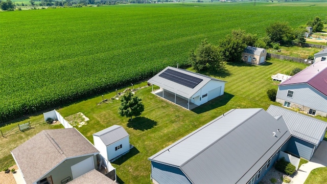 204 Northgate St, Shellsburg, IA 52332 - aerial view of sparsely populated area with abundant farmland