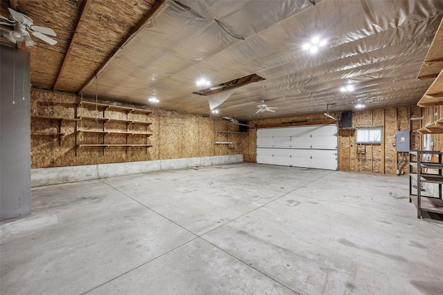 204 Northgate St, Shellsburg, IA 52332 - garage featuring electric panel