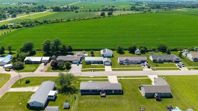 204 Northgate St, Shellsburg, IA 52332 - overview of rural landscape featuring abundant farmland and nearby suburban area
