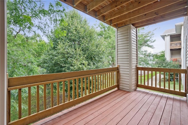 780 Magnolia Ln Unit 4, Marion, IA 52302 - view of wooden terrace