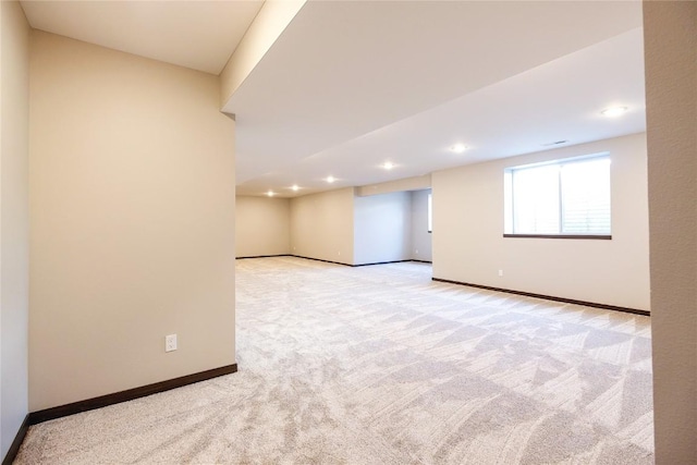1600 Heartland St, Fairfax, IA 52228 - carpeted empty room featuring recessed lighting and baseboards