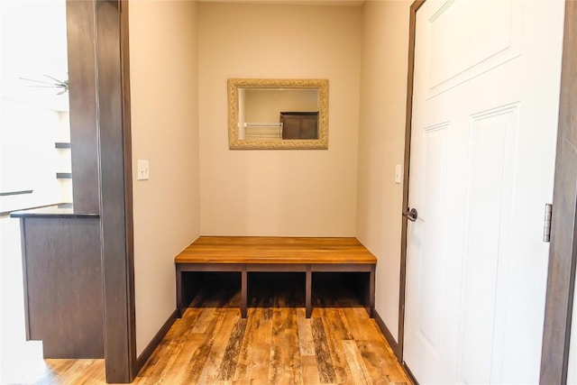 1600 Heartland St, Fairfax, IA 52228 - mudroom featuring wood finished floors and a ceiling fan