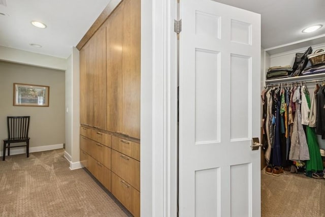318 Ferson Ave, Iowa City, IA 52246 - walk in closet with light colored carpet