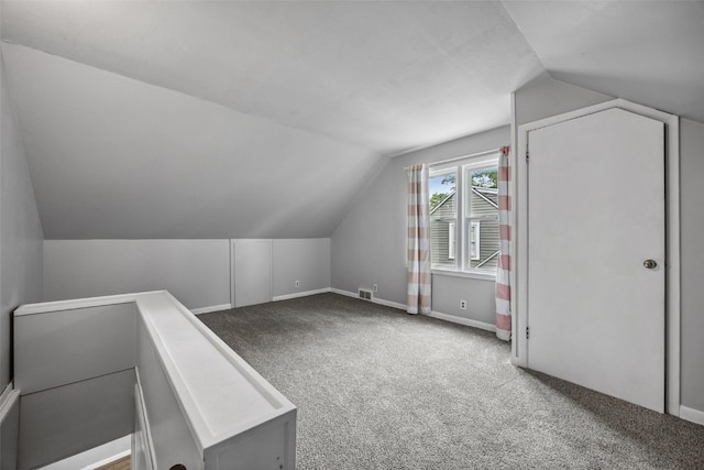 2539 Vernon Ct SE, Cedar Rapids, IA 52403 - additional living space featuring lofted ceiling and carpet